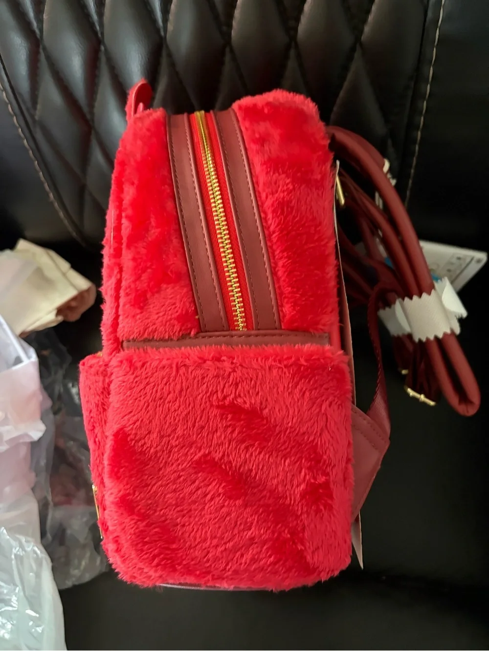 Teletubbies Po Plush Cosplay Light Up Mini Backpack Red NWT